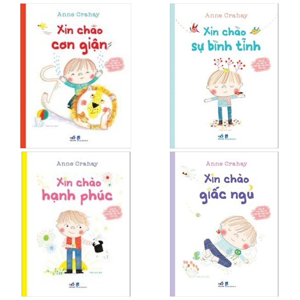 Sách - Combo Cùng Bé Thư Giãn Và Bồi Đắp Cảm Xúc Tích Cực (Bộ 4 Cuốn)