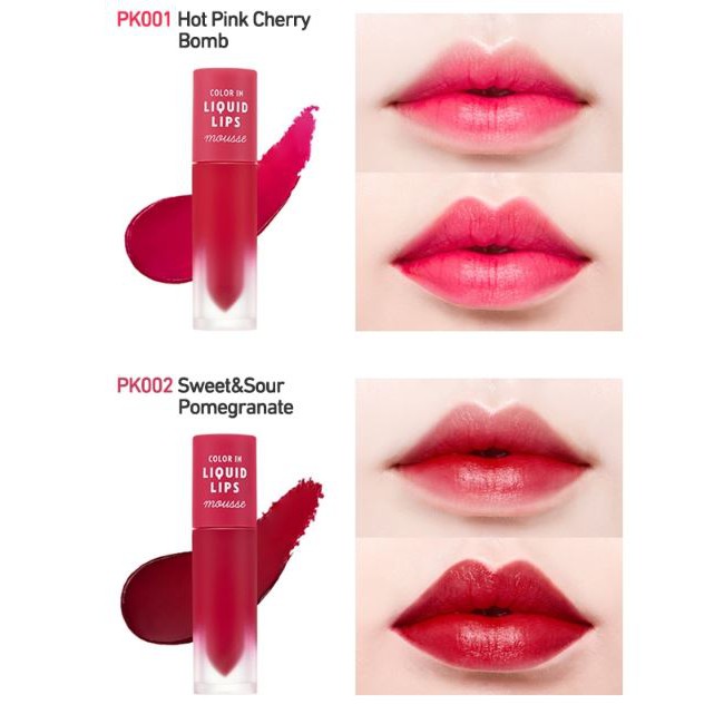 (hàng Mới Về) Son Môi Dạng Lỏng 3.2g Etude House Chất Lượng Cao / Color In Liquid Lips Mousse