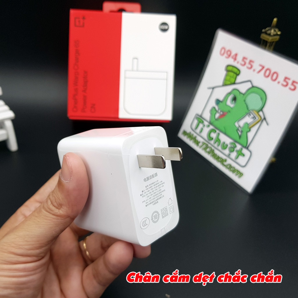 [ZIN Chính Hãng-FULLBOX] Củ Sạc Nhanh Warp Charge 65W PD TypeC OnePlus 8T/ 9/ 9 Pro