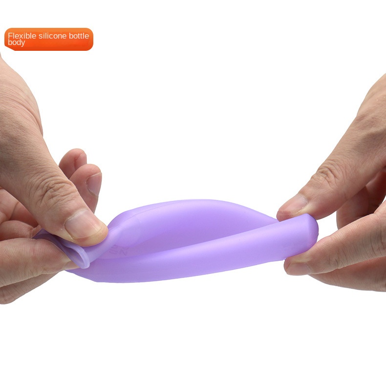 Chai Silicone Đựng Dầu Gội / Mỹ Phẩm 90ml Tiện Lợi Khi Đi Du Lịch