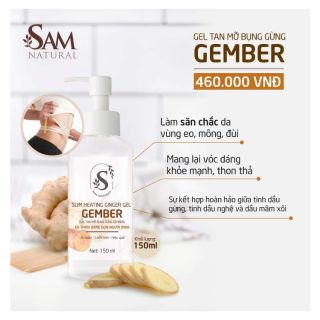 GEL TAN MỠ BỤNG GỪNG SAMNATURAL