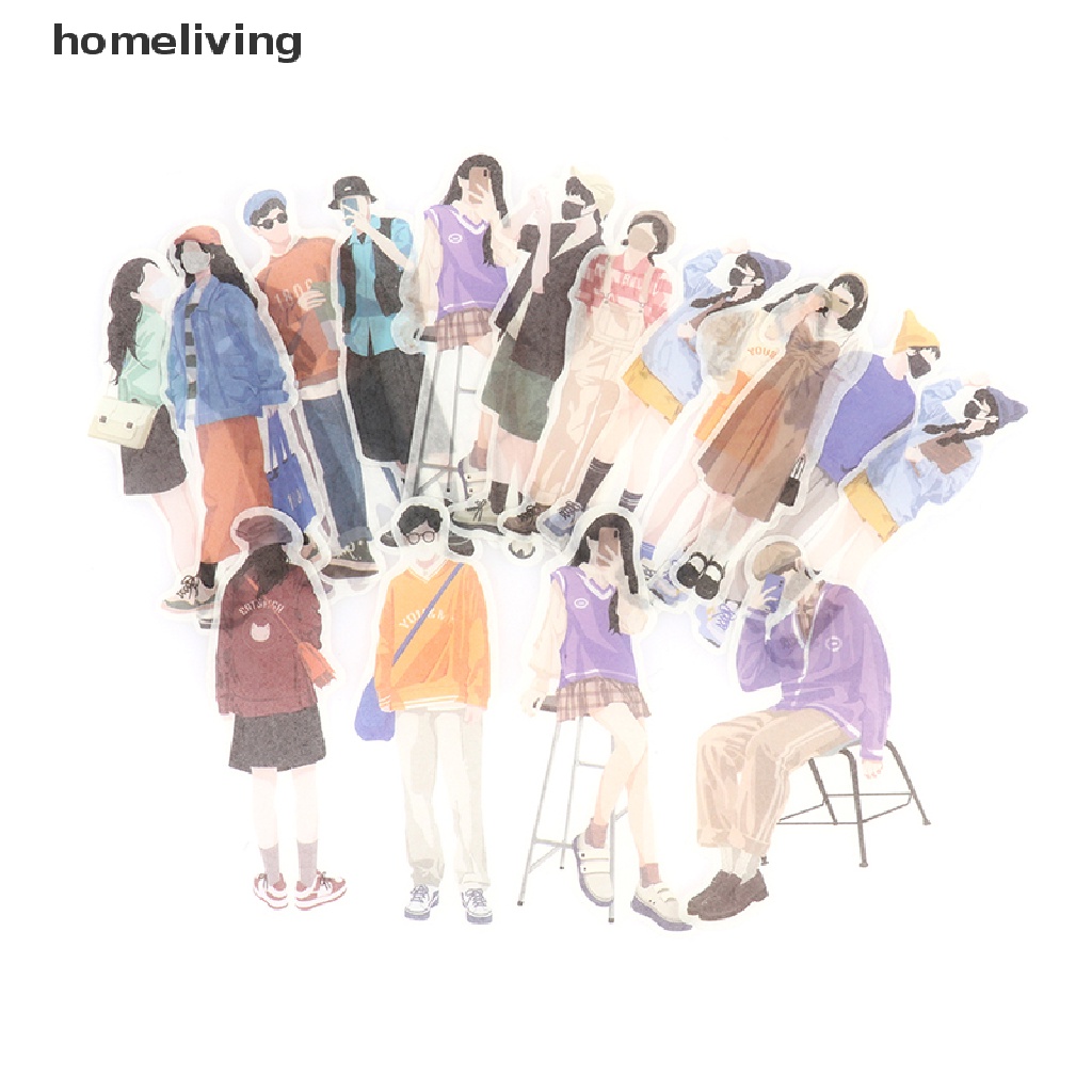 Bộ 40 Sticker Hoạt Hình Xinh Xắn Dùng Trong Trang Trí