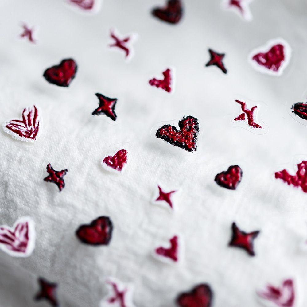 Miếng Dán Trang Trí Móng Tay 5D Tự Dính Hình Vỏ Sò / Sao Biển / Sóng Biển DIY