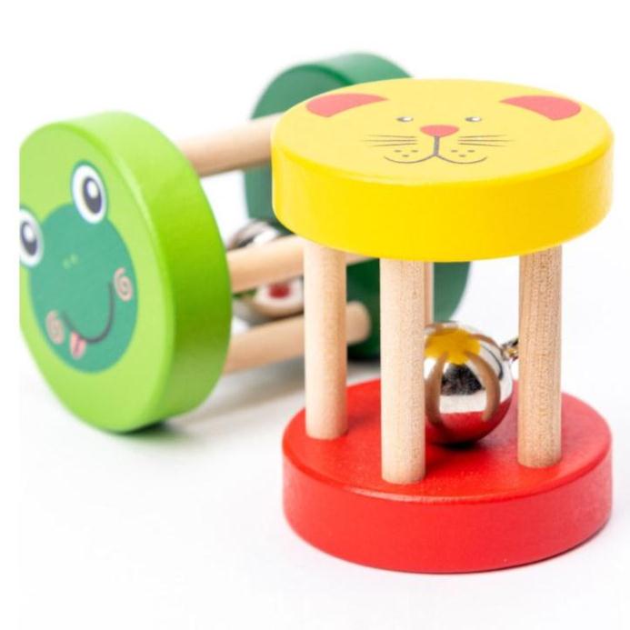 ĐỒ CHƠI GỖ XÚC XẮC HÌNH CON VẬT GIÚP BÉ CẢM THỤ ÂM THANH - Đồ chơi trí tuệ CAT TOYS