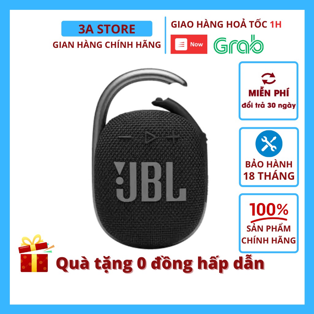 Loa Bluetooth mini JBL Clip 4 giá rẻ - Chính hãng bảo hành 12 tháng