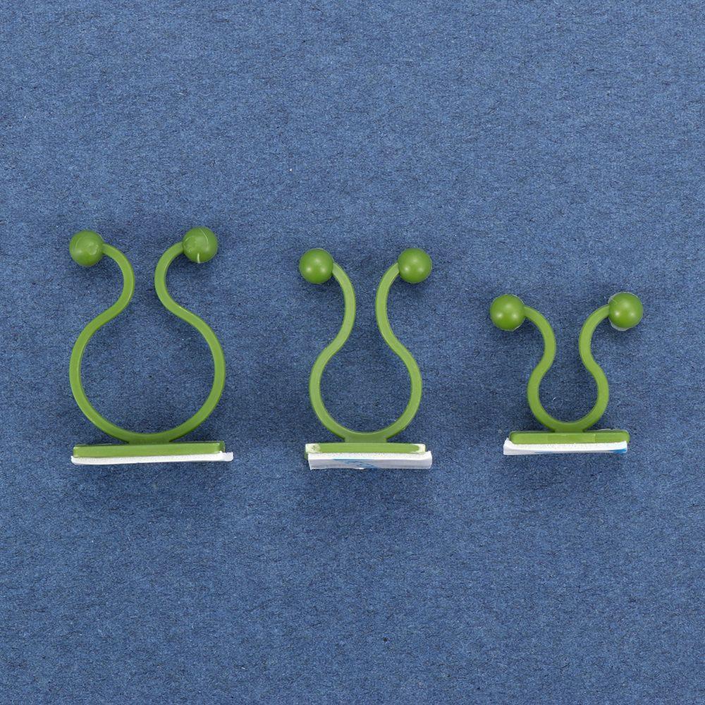 Set 10 Kẹp Giữ Dây Leo Trong Suốt Treo Tường Nhà Kính
