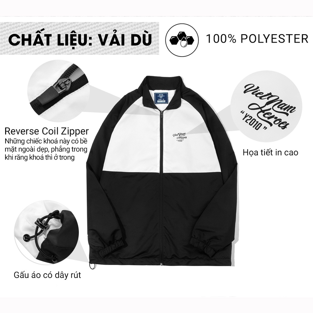 Áo Khoác Lá Cổ Nam Đơn Giản 12VAHDT Long Vận Thiên Đô Thương Hiệu Y2010 Ver3 21153 |YaMe|