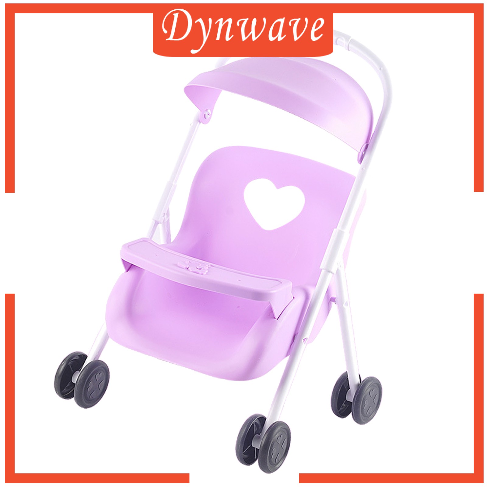 [DYNWAVE] Baby Doll Stroller Pushchairs Foldable Push Cart Toddlers Pretend Play Toy