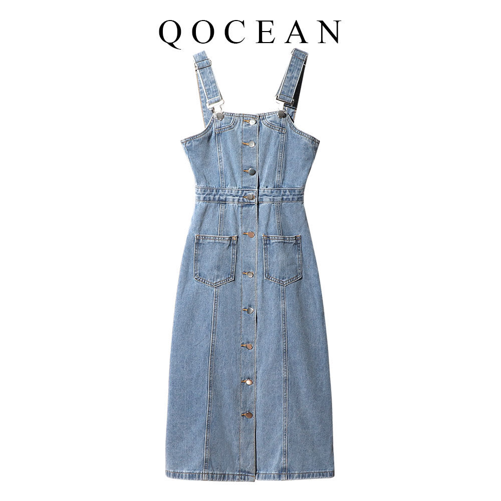 Váy Yếm Jeans Thời Trang Hàn Quốc Cho Nữ