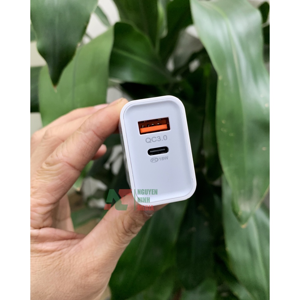Củ Sạc Nhanh Quick Charge 3.0 18W Earldom ES - KC25 - Hàng Chính Hãng
