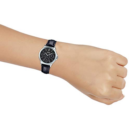 Đồng Hồ Nữ Dây Da Chính Hãng CASIO LTP-V300L-1A