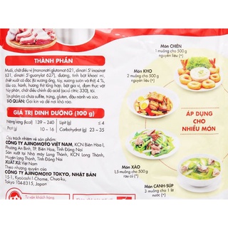 Hạt nêm Aji-Ngon gói 400g (vị heo)