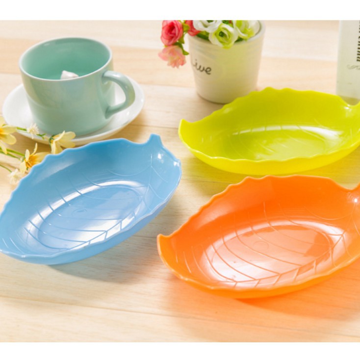Đĩa đựng hoa quả hình chiếc lá 18*13,5cm E229