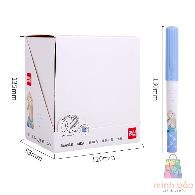 BÚT MÁY HỌC SINH DELI - HỌA TIẾT ĐÁNG YÊU - A920