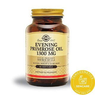 Thực Phẩm Bảo Vệ Sức Khỏe Tinh dầu hoa anh thảo Evening Primrose Solgar Lọ 60 viên
