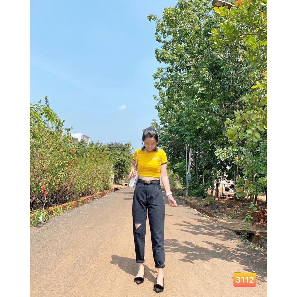 (rẻ vô địch ) QUẦN BAGGY NỮ CHẤT JEAN THỜI TRANG CAO CẤP 1989