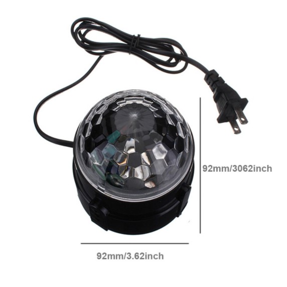 Đèn led xoay 7 màu cảm ứng theo nhạc cực đẹp