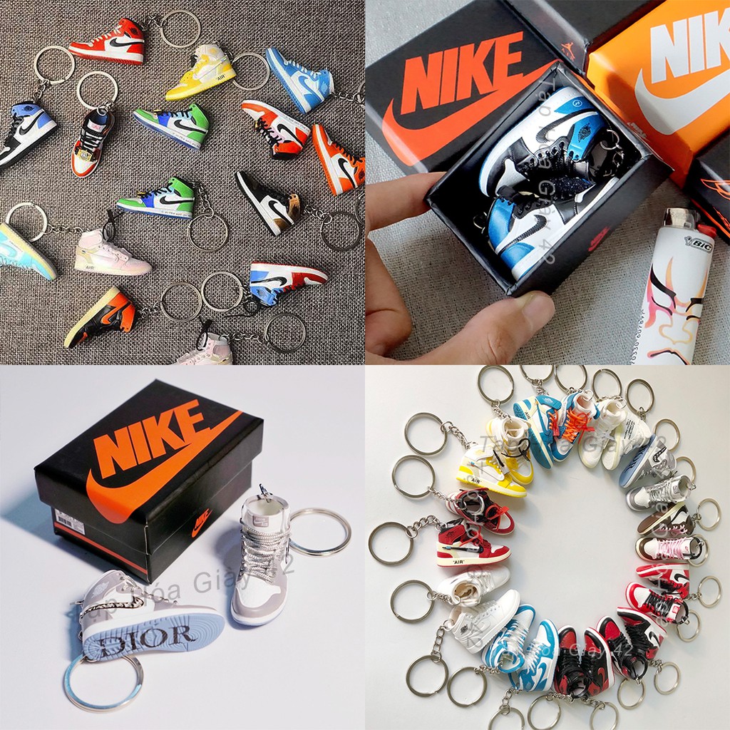 Móc khóa Jordan 1 mini - Móc khóa Sneaker 3D