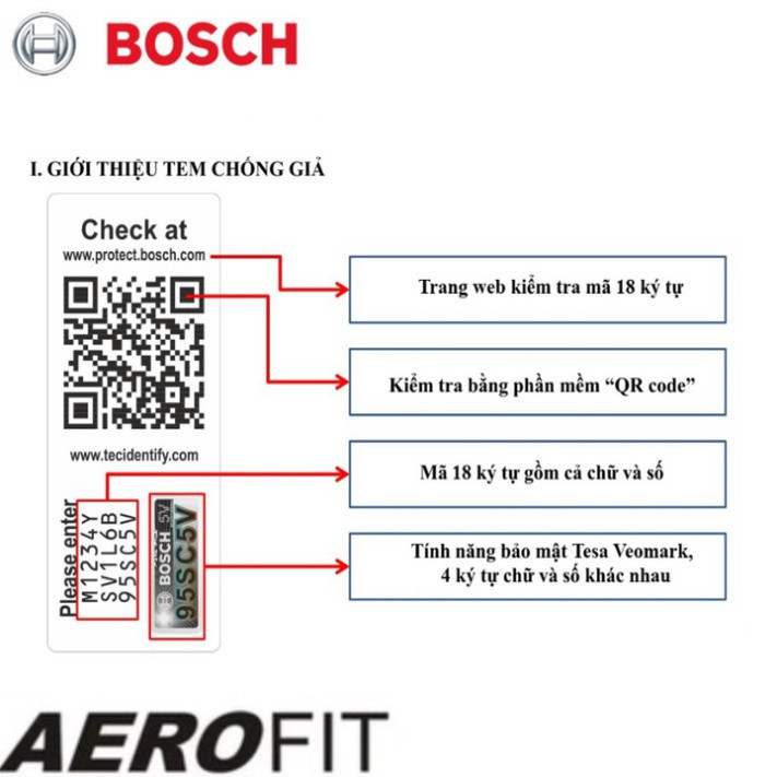 Sản phẩm Cần gạt nước mưa ô tô xương mềm cao cấp thương hiệu Bosch. Kích thước từ 14 inch đến 26 inch - Hàng Chính Hãng 