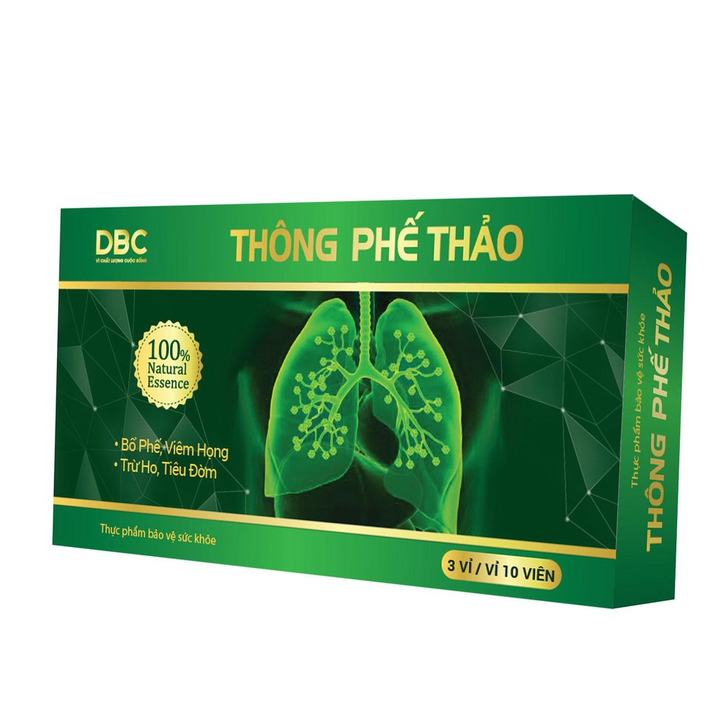 Viên uống giảm ho, long đờm Thông Phế Thảo chiết xuất thảo dược - Minh Tiến Phát