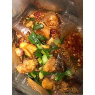 Bánh tráng phơi Sương ( Muối + sate + hành phi + mở hành + tốp mỡ