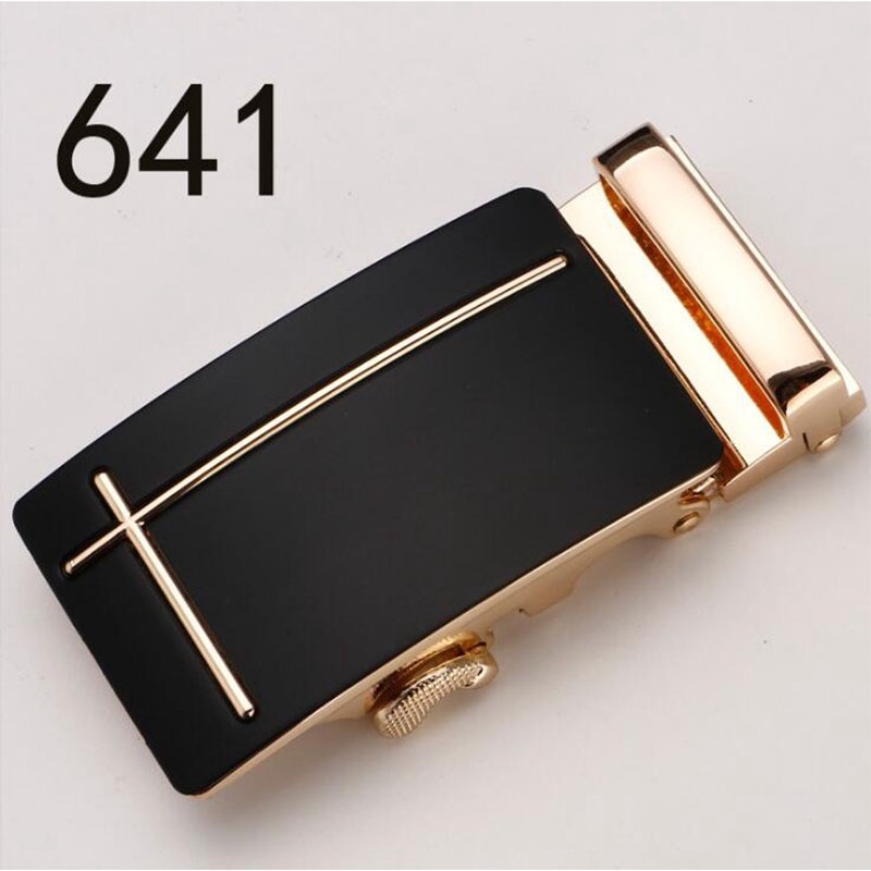 Khóa Thắt Lưng Da Đầu Hợp Kim Tự Động Dính 3.5Cm Phù Hợp Cho Doanh Nhân Nam