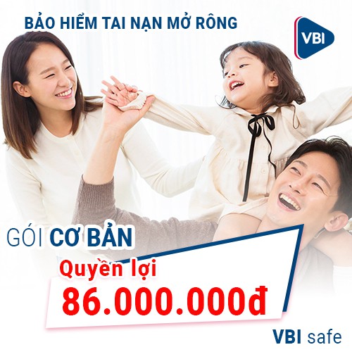 TOÀN QUỐC [E-Voucher] Bảo hiểm TAI NẠN MỞ RỘNG - Gói cơ bản VBI - VIETINBANK