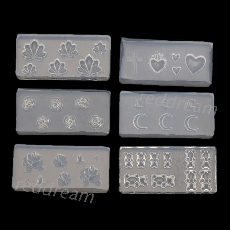 Set 6 Khuôn Hỗ Trợ Trang Trí Móng Tay Nghệ Thuật