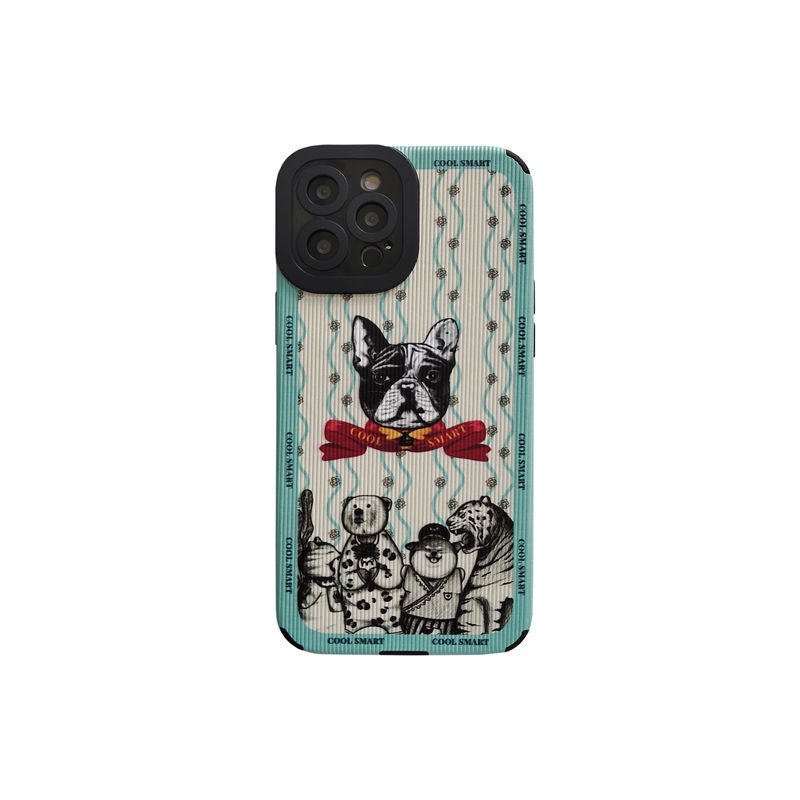 Ốp Điện Thoại Họa Tiết Đầu Cún Dễ Thương Dành Cho IPhone 12 13 11 Pro Max X Xs Max Xr 6657