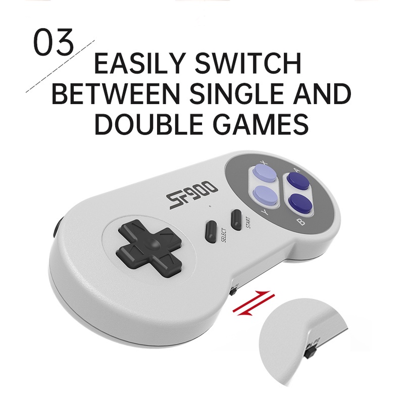 Máy Chơi Game Cầm Tay Không Dây SF1500 Cho Sega Genesis Game HD SFC 926 Và Phụ Kiện