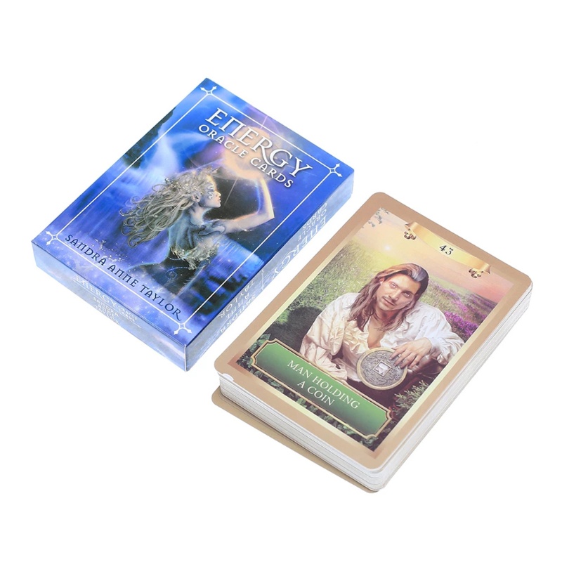 Bộ bài tarot Energy Oracle 53 lá tiếng anh chất lượng cao