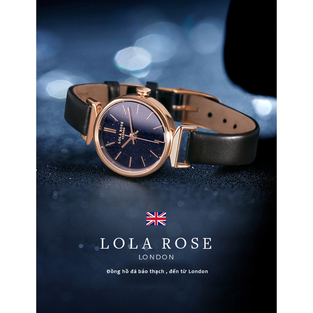 Đồng hồ nữ mặt tròn nhỏ đồng hồ Lolarose đá cẩm thạch galaxy lấp lánh cho cô nàng thanh lịch bảo hành 2 năm LR2048 | BigBuy360 - bigbuy360.vn
