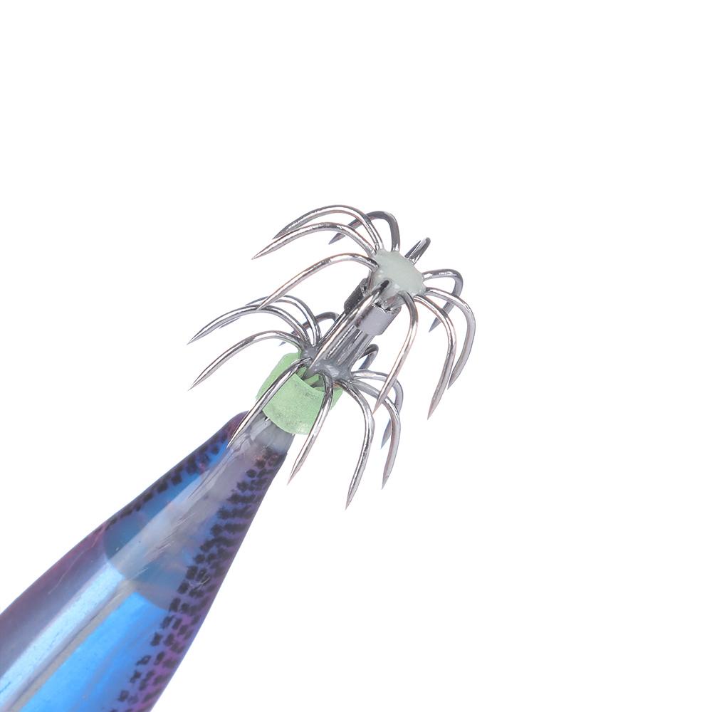 MYRONGVN Mồi Câu Cá Giả Hình Tôm Bằng Gỗ Phát Sáng Độc Đáo