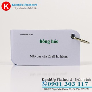 Combo Flashcard Ngữ Pháp Tiếng Anh + Phrasal Verbs (cụm động từ)