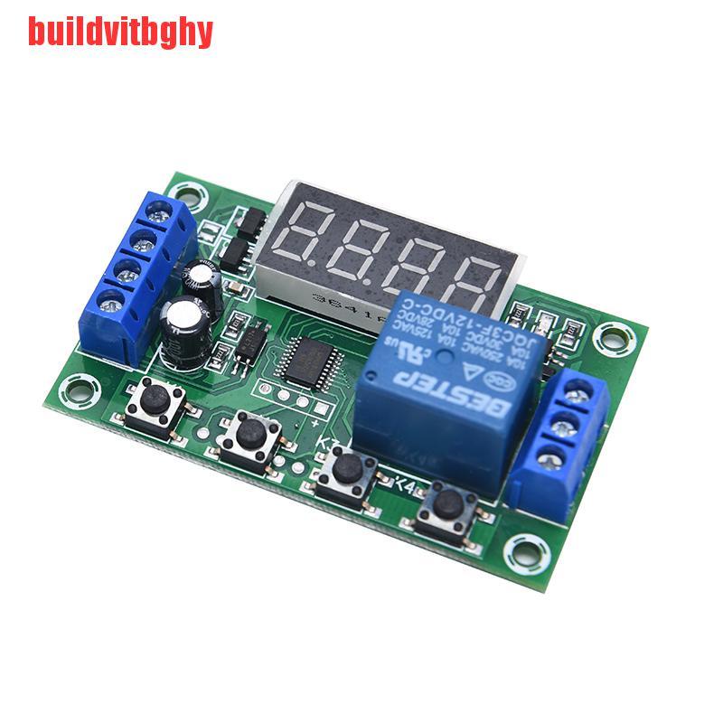 {buildvitbghy}DC 12V 5A YYC-2S Adjustable LED Delay Relay Module Timer Control Switch Board OSE