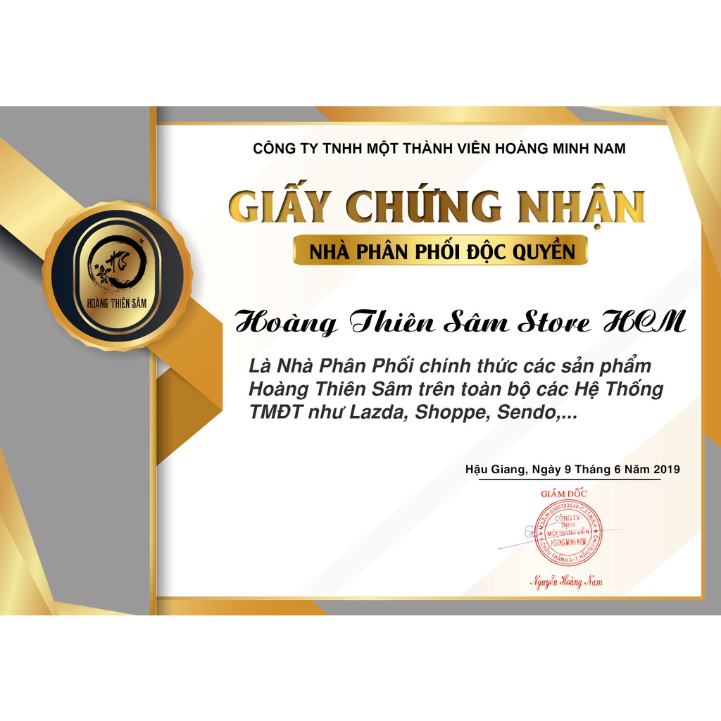 [ CHÍNH HÃNG ] COMBO giá sỉ Hoàng Thiên Sâm siêu cấp tốc TIẾT KIỆM 200K LOẠI VIP | BigBuy360 - bigbuy360.vn