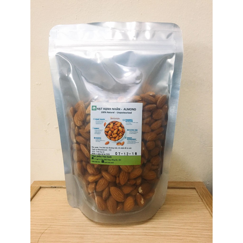 Hạnh nhân Mỹ 500gr- 200gr date 8/2024