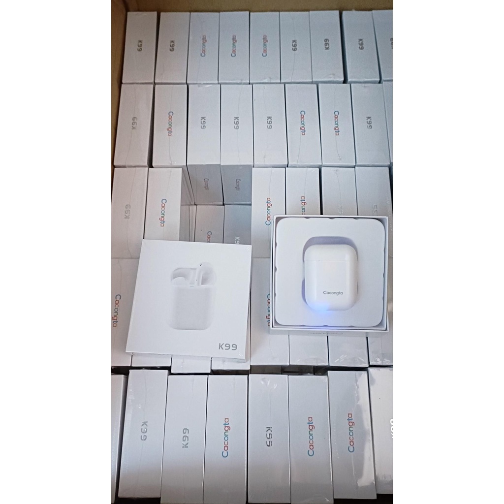 Tai nghe bluetooth Cacongta K99, Tai nghe không dây chính hãng FULL chức năng, dùng cho mọi dòng máy, có chế độ Gaming