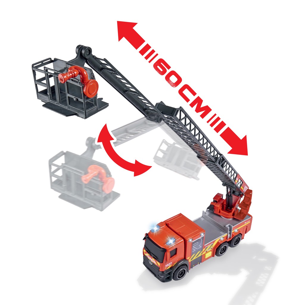Đồ Chơi Xe Cứu Hỏa DICKIE TOYS City Fire Ladder Truck 203714023038 - Simba Toys Vietnam