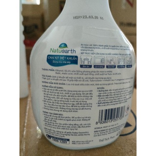 Xịt Diệt Khuẩn Dân Dụng Natuearth 410ml