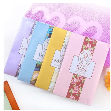 Túi Thơm Thảo Mộc Tinh Dầu Tự Nhiên Treo Phòng Ngủ - Gói Thơm Mini Để Tủ Quần Áo Và Móc Treo SR105