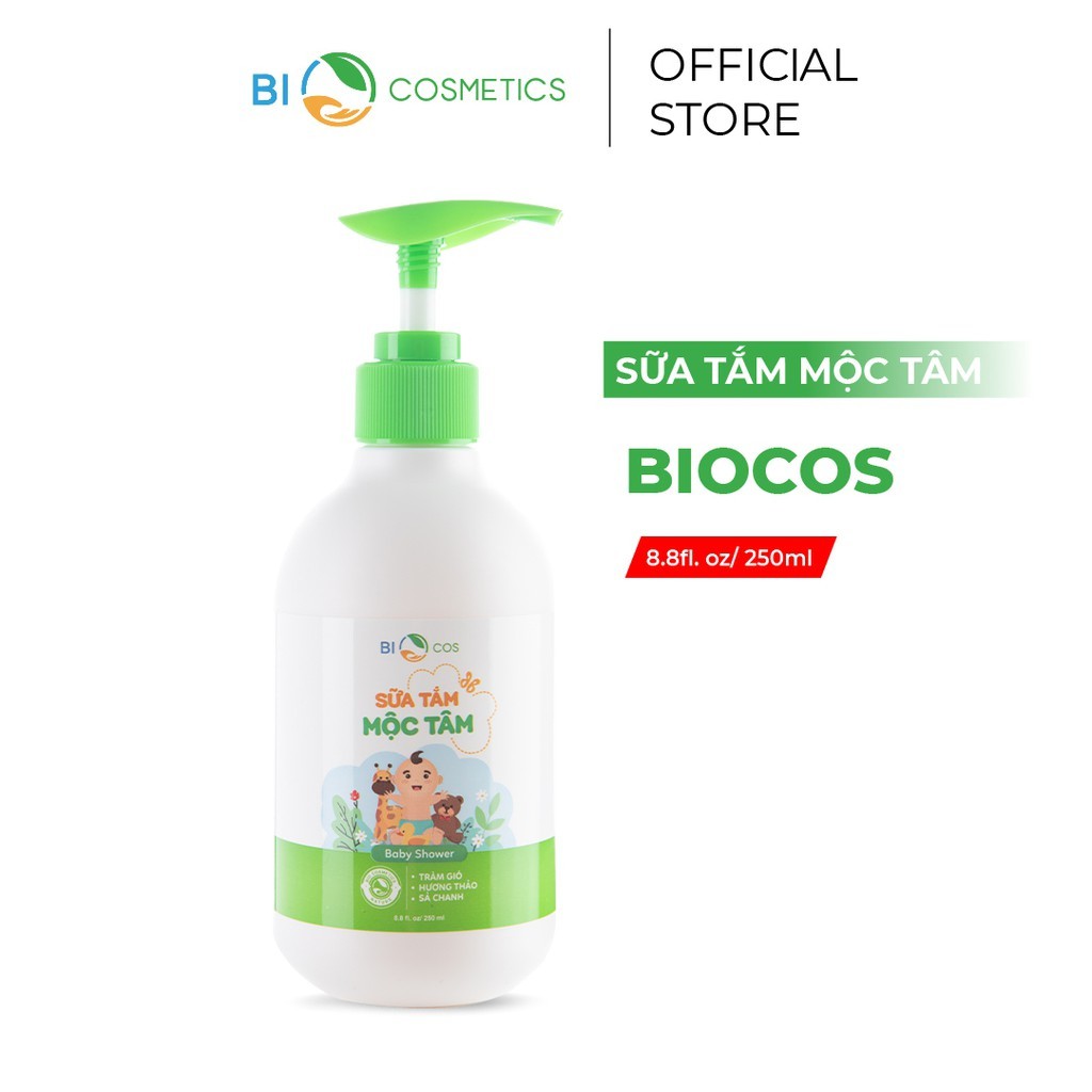 Sữa Tắm Gội Mộc Tâm BIO COSMETICS Dành Cho Trẻ Em 250ml.
