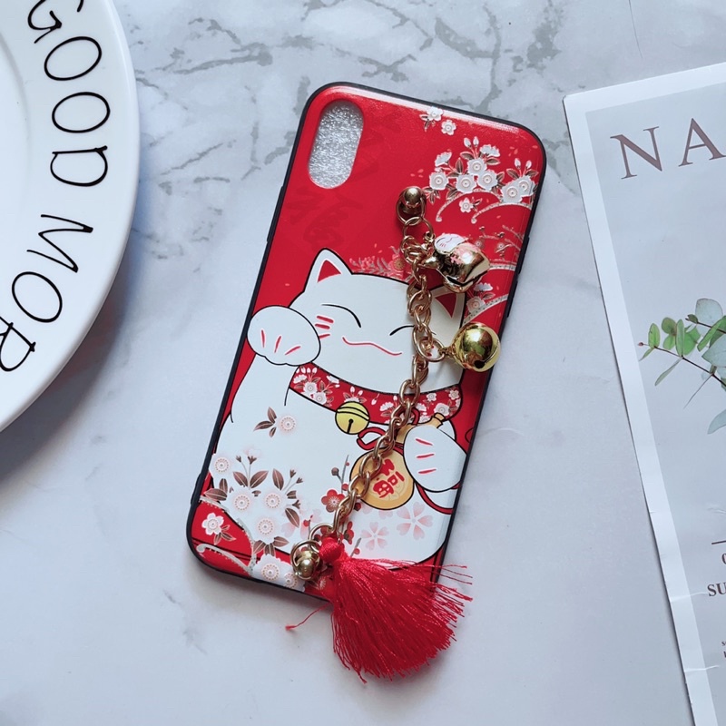 [XẢ KHO]Ốp iphone X/Xs Viền Nhựa Dẻo Hình Tết May Mắn