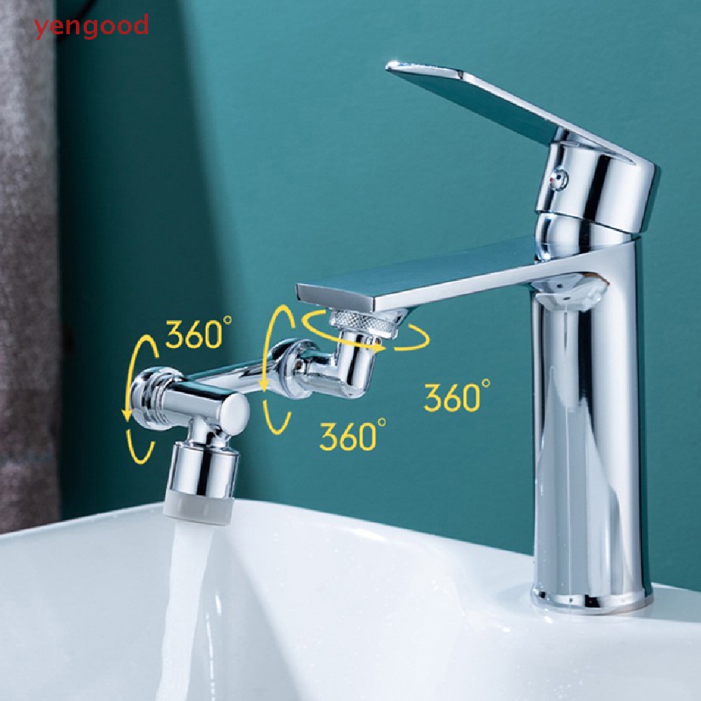 Đầu Lọc Nối Dài Vòi Nước Góc Rộng 1080 Độ Tiện Dụng Cho Nhà Bếp / Phòng Tắm