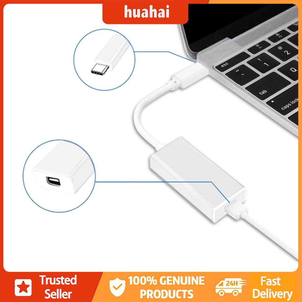 Bộ chuyển đổi cổng USB-c sang cổng hiển thị mini USB 3.1 loại C sang bộ chuyển đổi Thunderbolt 2