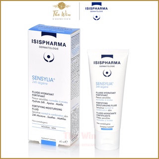 [CHÍNH HÃNG] [ GIÁ SỈ] Kem Giữ Ẩm Và Làm Giảm Nóng Rát Kích Ứng Da Sensylia 24h Légère- ISIS Pharma 40ml