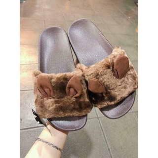 Dép lông tai thỏ hàng thái order