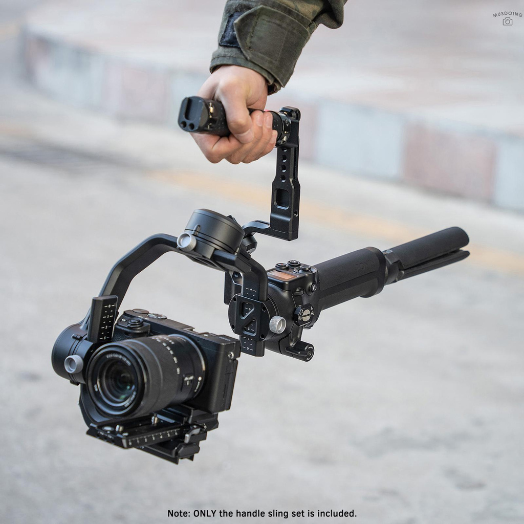 Tay cầm ANDOER bằng nhôm 1/4 3/8 chuyên dùng thay thế cho Dji Ronin S 2 / Ronin Sc 2 Gimble