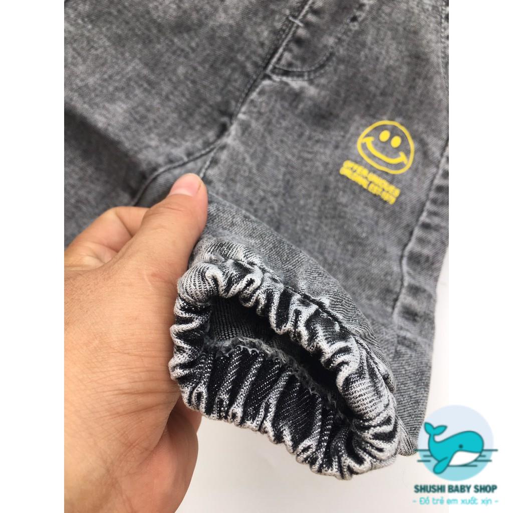 quần jeans dài unisex bé trai bé gái dáng jogger