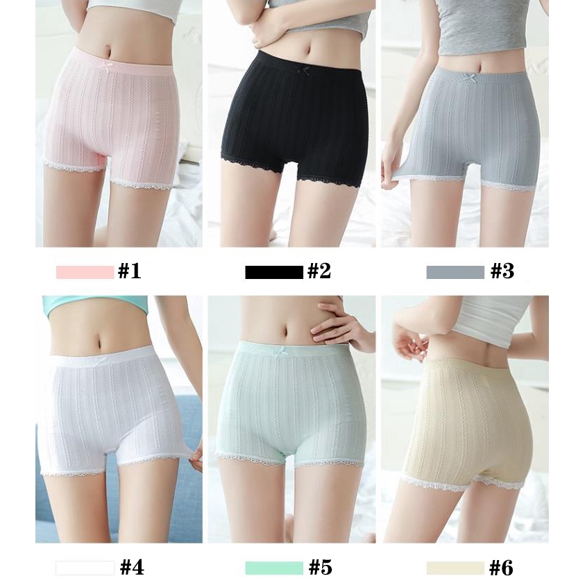 Quần lót nữ mặc váy không đường may chất liệu cotton thoáng mát